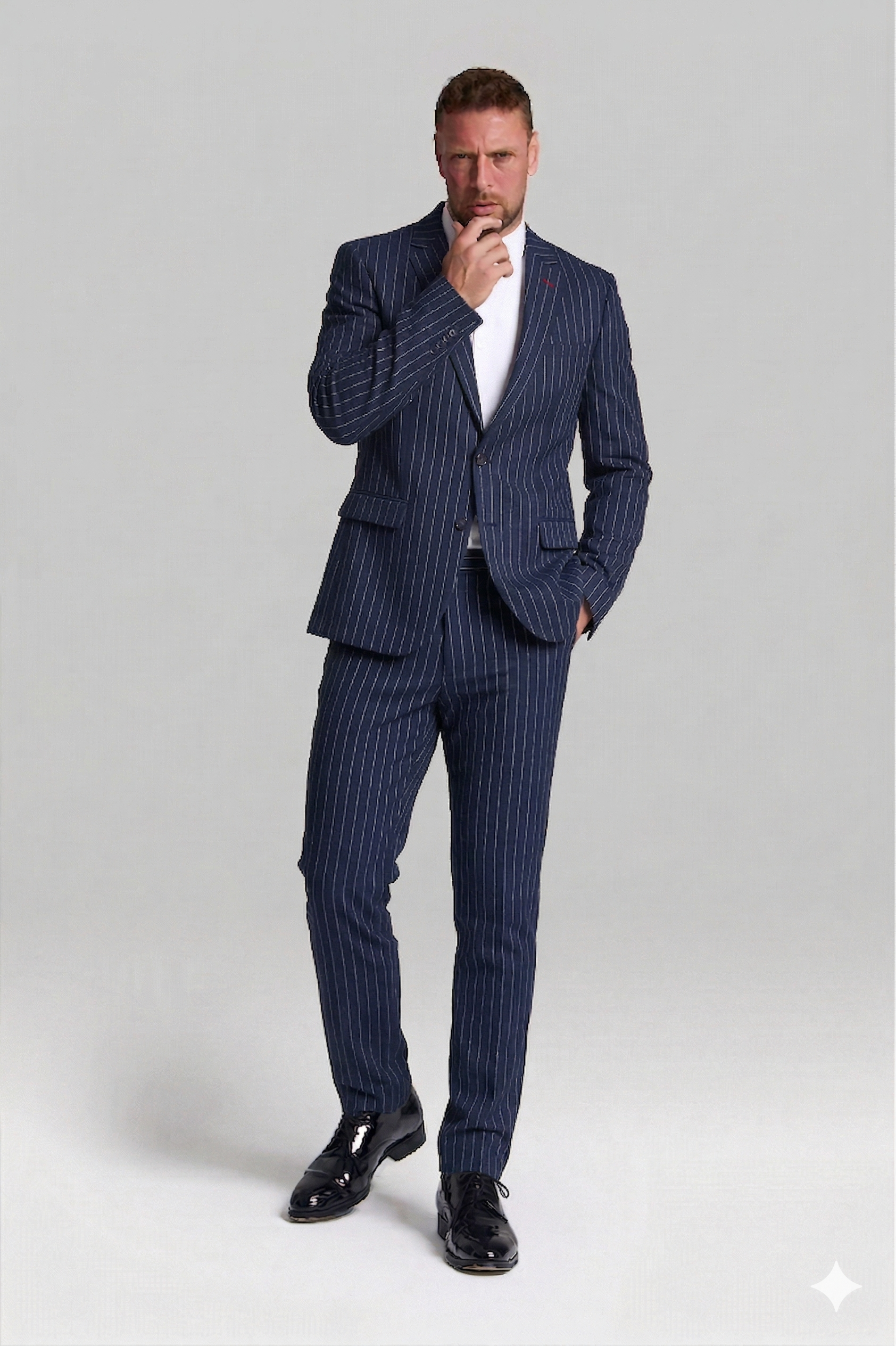 ÇİZGİLİ takım elbise 